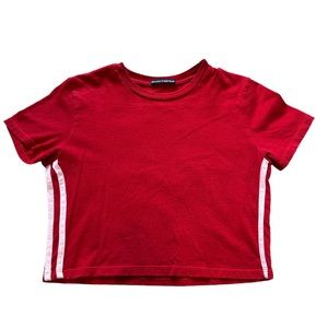 Brandy Melville: Red Cropped Tee